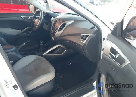 2012 Hyundai Veloster Base W/Gray from USA, damaged, VIN KMHTC6AD2CU025161